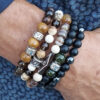 Bracelet mixte Turquoise africaine – Image 2