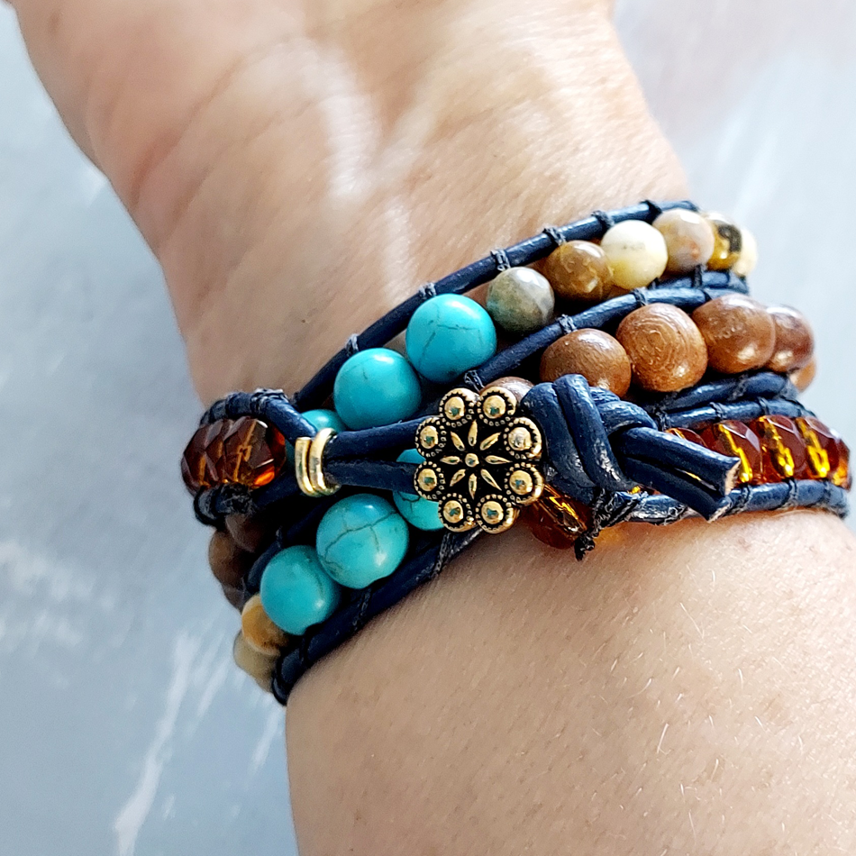 Bracelet wrap "Azuru" – Image 3